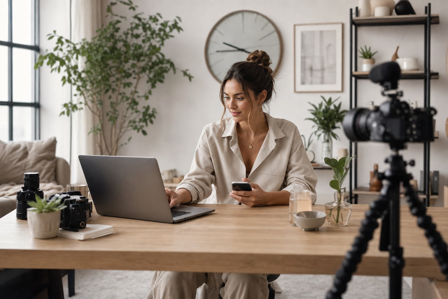 Creator planning a multi-platform content strategy from one core idea